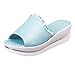Produktbild Sommer Sandalen Hausschuhe Xinan Frauen Platform Wedges Schuhe (40, Hellblau)