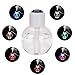 Produktbild Mini Zerstäubung Luftbefeuchter,Jaminy 200ML 7 Farbe USB Portable Luftbefeuchter Nebel GlÜHbirne Form Luft Diffusor Reiniger Zerstäuber (Weiß)