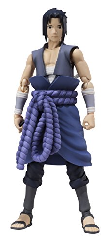 Bandai Figura de acción de Sasuke, representando la Lucha Entre Sasuke e Itachi Uchiha, de la Serie «Naruto Shippuden&Raquo Tamashii Nations