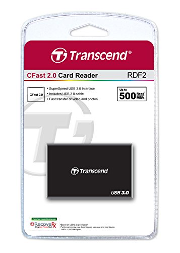 TRANSCEND RDF2 CFast 2.0 USB 3.0 Reader - 5