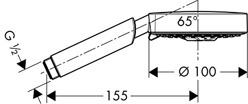 XX Raindance S 100 Air 3jet HS chrome - 6