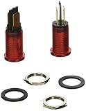 'Faston' Anschluss Seder 142989 - Indicador de alimentación LED redondo (14 mm, 220 V), color rojo