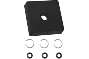 Delixike 3/8" Impact Wrench Retaining Ring Clip with O-Ring for Milwaukee Type