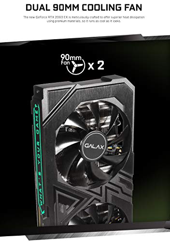 GALAX GeForce® RTX 2060 EX (1-Click OC) 6GB GDDR6 192-bit DP/HDMI