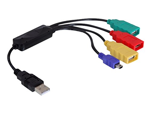 DELOCK HUB USB 2.0 4 Port externes Kabel