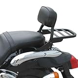  SPAAN - Respaldo Bajo Negro con Porta Color Negro-Kymco Zing Ii 125 Darkside