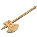 Price comparison product image Beetest-Artificial Pure Wooden Axe Toy for Adults Kids Cosplayer Lovers Playing Games Anime Cosplay Weapons Props Reenacting Costumes Decoration Art Projects