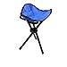Produktbild Wskderliner Hocker Klappbar Falthocker Camping Faltbar Klein Stuhl Folding Stool Angeln Jagd Tragbar Segeltuch mit 3 Bügeleisen Beine(blau)