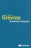 Le petit Grevisse : Grammaire française