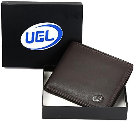 Premium Genuine Bifold Leather Wallet for Men Soft, Comfortable & Stylish - Dark Brown
