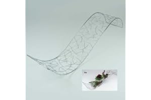 N.A. N/A Welle Metall Draht Silber Deko Tischdeko Hochzeit Taufe 40 x 10cm