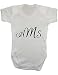 Personalised Monogrammed Name Initials Letters Custom Baby Onesie Vest