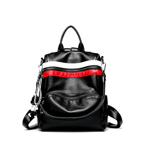 Preisvergleich Produktbild RAN Einfache Multifunktionale Weiche Leder-Umhängetasche Urlaubsreisen Rucksack Umhängetasche Dame