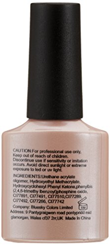 Bluesky UV LED Gel auflösbarer Nagellack 10ml Grapefruit sparkle, 1er Pack (1 x 10 ml) - 3
