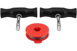 Yctze pour fil de decoupe pare brise pour corde à piano pare brise Kit d'outils de retrait de pare-brise de voiture fil de coupe de verre pour vitre de pare-brise en plastique en métal avec poignées