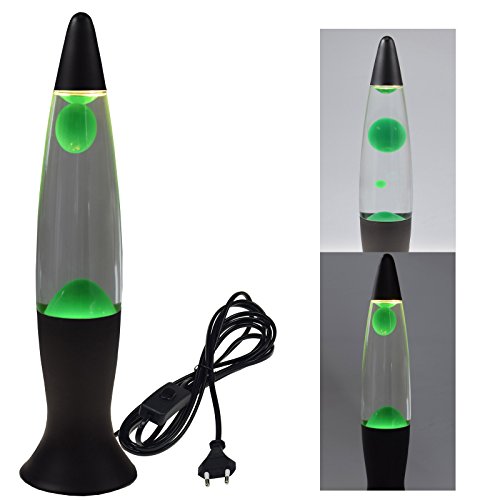 'Lámpara de lava "CTL de bleen Negro/Verde 40 cm de altura, incluye bombilla Retro lámpara decorativa