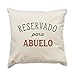 Produktbild NUEVO – RESERVADO PARA ABUELO – Funda De Cojín - Suprema Calidad – Regalo Navidad - Cumpleaños