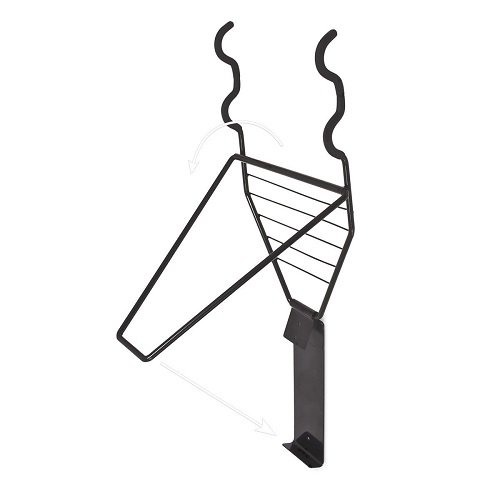 Relaxdays Fahrradhalterung, Für 2 Fahrräder, Fahrradhalter zur Wandmontage, Max. 50 kg, HBT 32 x 30 x 52 cm, schwarz - 3