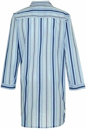 Champion Men's Westminster Polycotton Summer Striped Nightshirt 3175