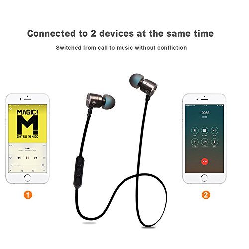 Beschoi Bluetooth KopfhÃ¶rer 4.1 In Ear Stereo OhrhÃ¶rer Kabellos AptX SportkopfhÃ¶rer magnetische Headset mit Mikrofon fÃ¼r Smartphone iPhone iPad Samsung Nexus HTC Sony