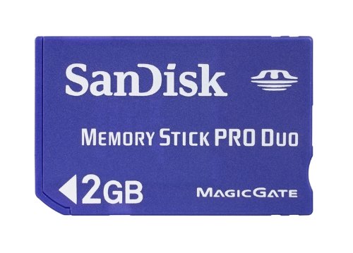 SanDisk Speicherkarte Memory Stick Pro Duo 2 GB