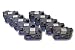 Produktbild 10x vhbw Kassette Patronen Schriftband 24mm für Brother 7600 VP, 9200 DX, 9200 PC, 9500 PC, 9700 PC, 9800 PCN, E 500 VP Wie TZ-251, TZE-251.