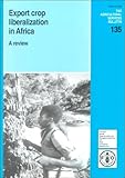Image de Export Crop Liberalization in Africa: A Review