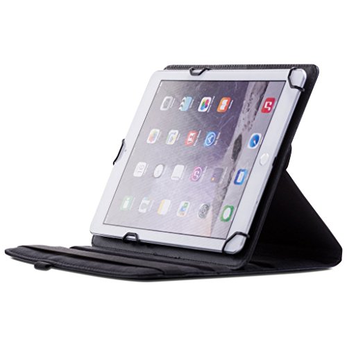 Schutzhülle Ständer Schwarz Kunstleder 360 Grad Drehbar Für IPad Und IPad 3 Mit Wach Und Schlaf Funktion – Schwarz 02 - 3