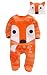 Meihuida Animal Fox Owl Baby Boys Girls Newborn Romper Playsuit Outfits Set