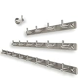 Abmessungen: Gesamtlänge: 456 mm / Höhe: 25 mm / Tiefe: 38 mm / Haken-Ø: 12 mm