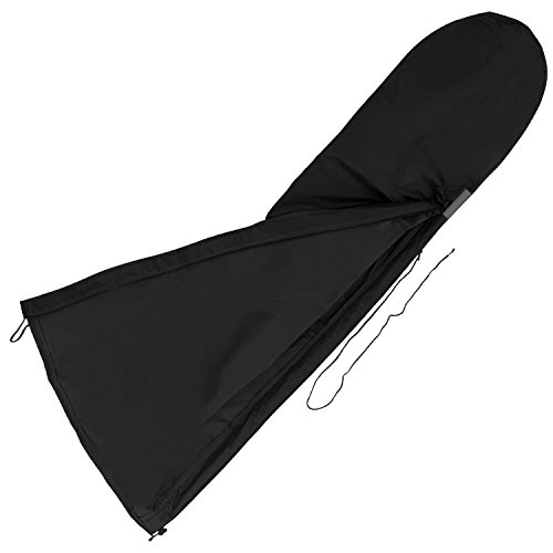 Schutzhülle für anndora Sonnenschirm ø 4 m Schirmschoner Abdeckung Husse Schwarz - 3
