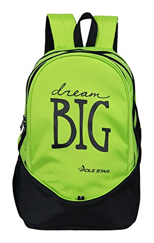 PoleStar BIG 3 Compartment Polyester 36 Lt Green Laptop Travel Casual Backpack school bag RS.699 (50.00% Off) - Amazon