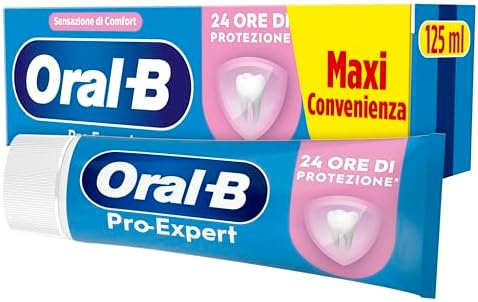 Oral-B Dentifricio Pro-expert Sensibilità 125ml, Dentifricio Formato Convenienza per Denti Sensibili, Pulizia Denti Efficace, Alito Fresco, Sapore Eucalipto Menta Piperita