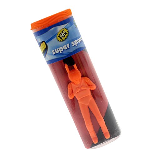 MagiDeal Tangle Free Toy Hand Throwing Parachute Kite Outdoor Play Game Toy Orange