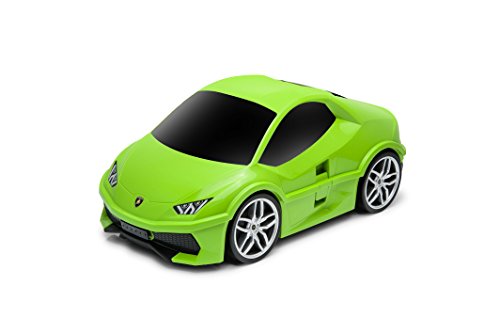 Preisvergleich Produktbild PACKENGER Lamborghini Huracan Kinderauto Koffer Trolley (Grün)