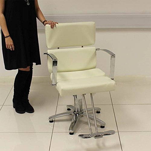 Modern Hair Styling Chair - White