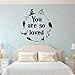 Produktbild wandaufkleber spruch kind Vinyle Harry Potter Sticker Mural Vous êtes si aimé Sign Citation Stickers Muraux Enfants Cadeau Garçons Room Decor Salle de Jeux Mur Affiche