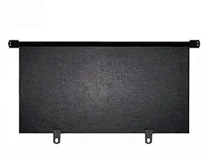 Semaphore Car Rear Window Roller Curtain Sunshade 90 cm (Black/Grey) for Hyundai Elite i20