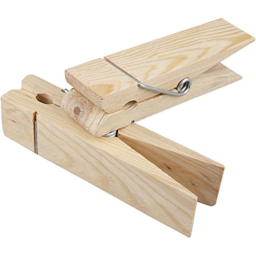 Riesen-Holzklammer, L: 15 cm, Birke, 1 Stck. - 3