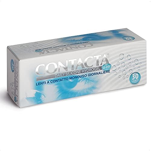 Contacta, Daily Silicone Hydrogel 30, Lenti a Contatto Giornaliere per Miopia, Lenti a Contatto con Silicone Hydrogel Traspiranti e Facili da Applicare, Diottrie -3,75, Confezione da 30 Lenti Monouso