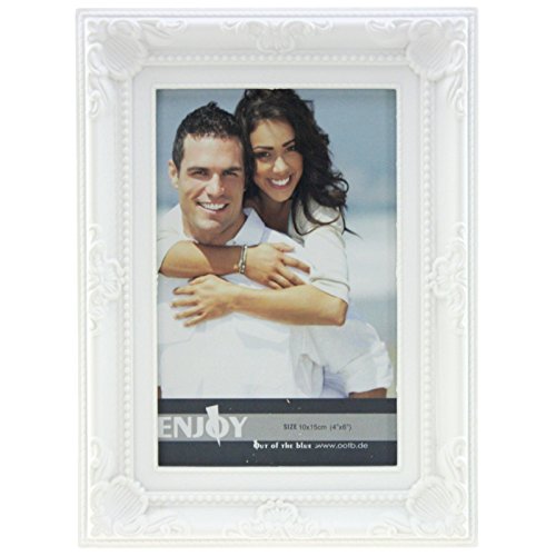 Bilderrahmen Fotorahmen Weiss Landhausstil Dekorahmen Art Design (15 x 10) :2373: - 3