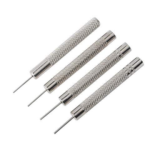 4 piezas de extractor de eslabones para correa de reloj pequeña, 0,7 mm, 0,8 mm, 0,9 mm, 1 mm, para herramienta de ajuste de correa de reloj