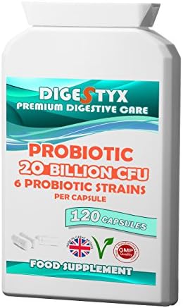 Targeted Release Probiotic. 120 Capsules. 20 Billion CFU per capsule.