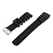 Produktbild perfk Unisex Uhrenarmband Silikon Sport Taucheruhr-Armband mit Edelstahl Dornschnalle