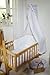 Clair de Lune Broderie Anglaise Rocking Crib Bedding Set (4 Pieces)