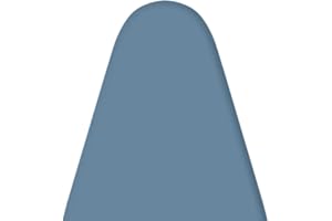 LEEWEITAS Housse de planche à repasser 128 x 40 cm, dessus 100 % coton résistant à la chaleur, facile à installer, taille réglable (bleu marine, 128 x 40 cm)