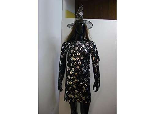 Disfraz Bruja + sombrero 9 - 18 años