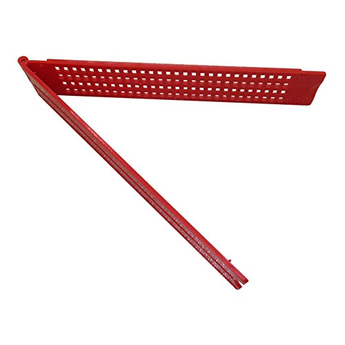 Brailletafel 4 Zeilen 28 Zeichen pro Zeil Braille Schreibtafel mit Griffel 2 stücke (Rot) - 3