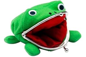 ZKTSRY Ninja Frog Portamonete con rana, portafogli per cosplay rana, portafogli anime rana portafogli portafogli portafogli rana, verde, verde, Tasca portamonete
