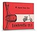 Produktbild 1art1 62323 Motorroller - Lambretta 125 Li, 4 Gang Getriebe Poster Leinwandbild Auf Keilrahmen 50 x 40 cm